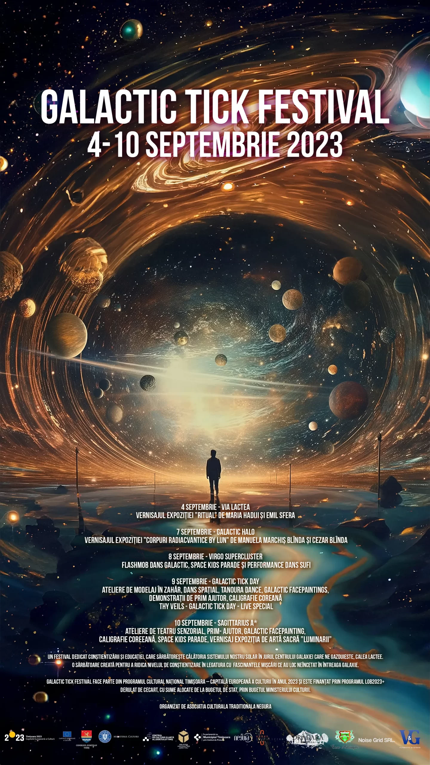 Galactic Tick Festival, sărbătoarea sistemului nostru solar și a galaxiei la Timișoara