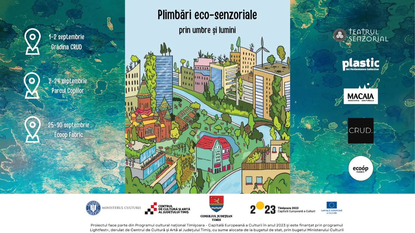 Plimbări eco-senzoriale prin umbre și lumini