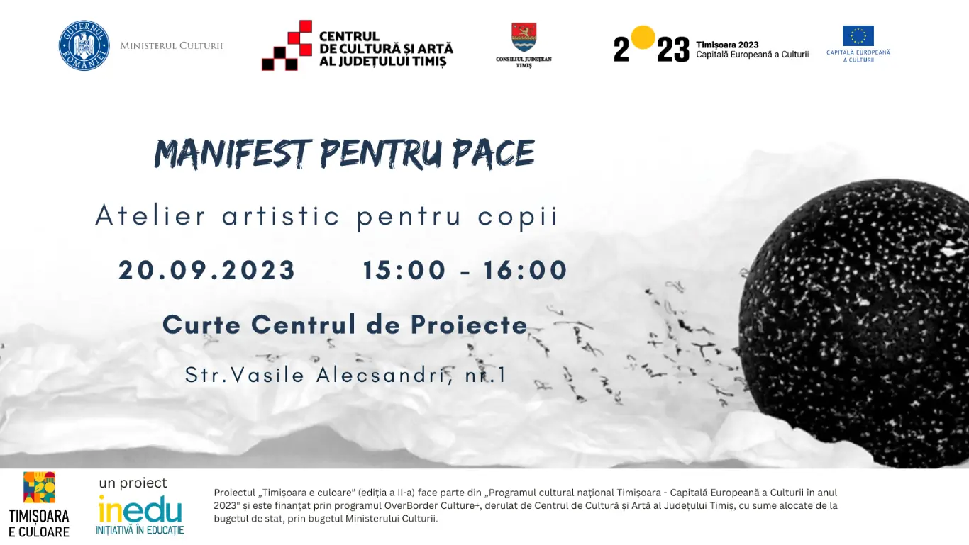 Timișoara e culoare – Manifest pentru Pace
