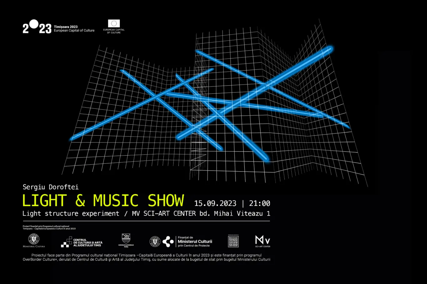 Light and Music Show | Light Structure Experiment