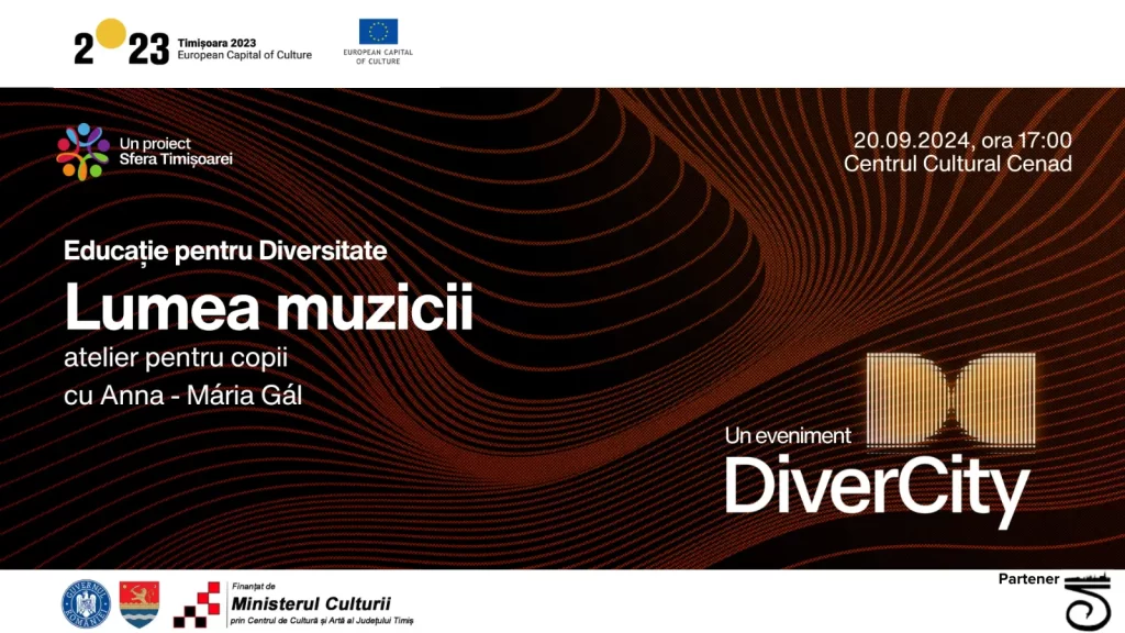 Lumea muzicii – atelier educațional pentru copii