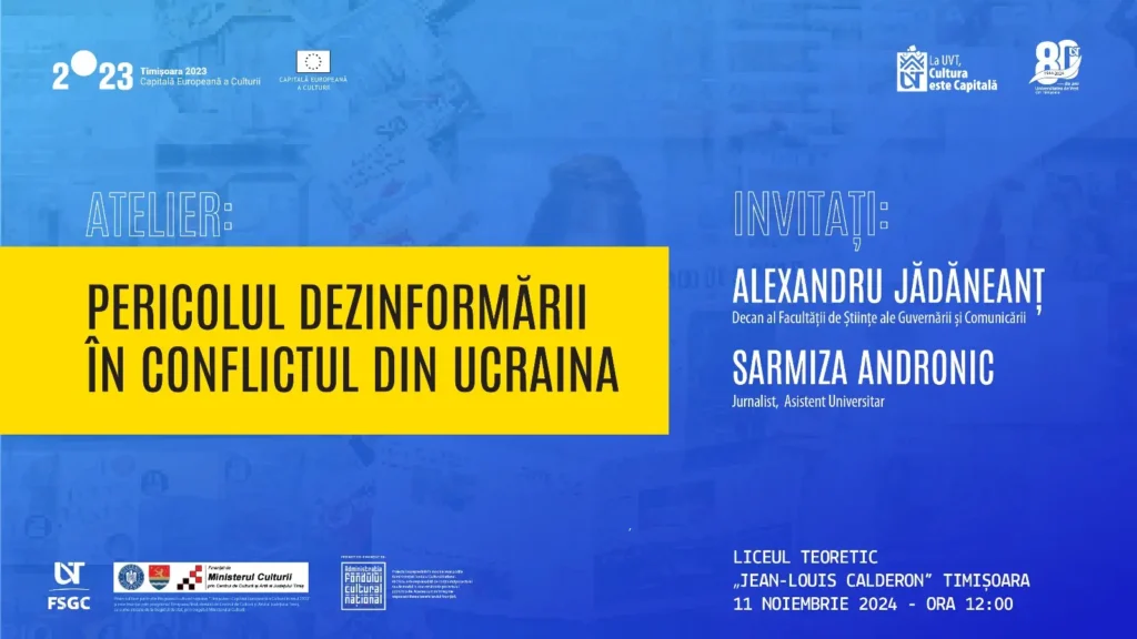 Pericolul dezinformării în conflictul din Ucraina