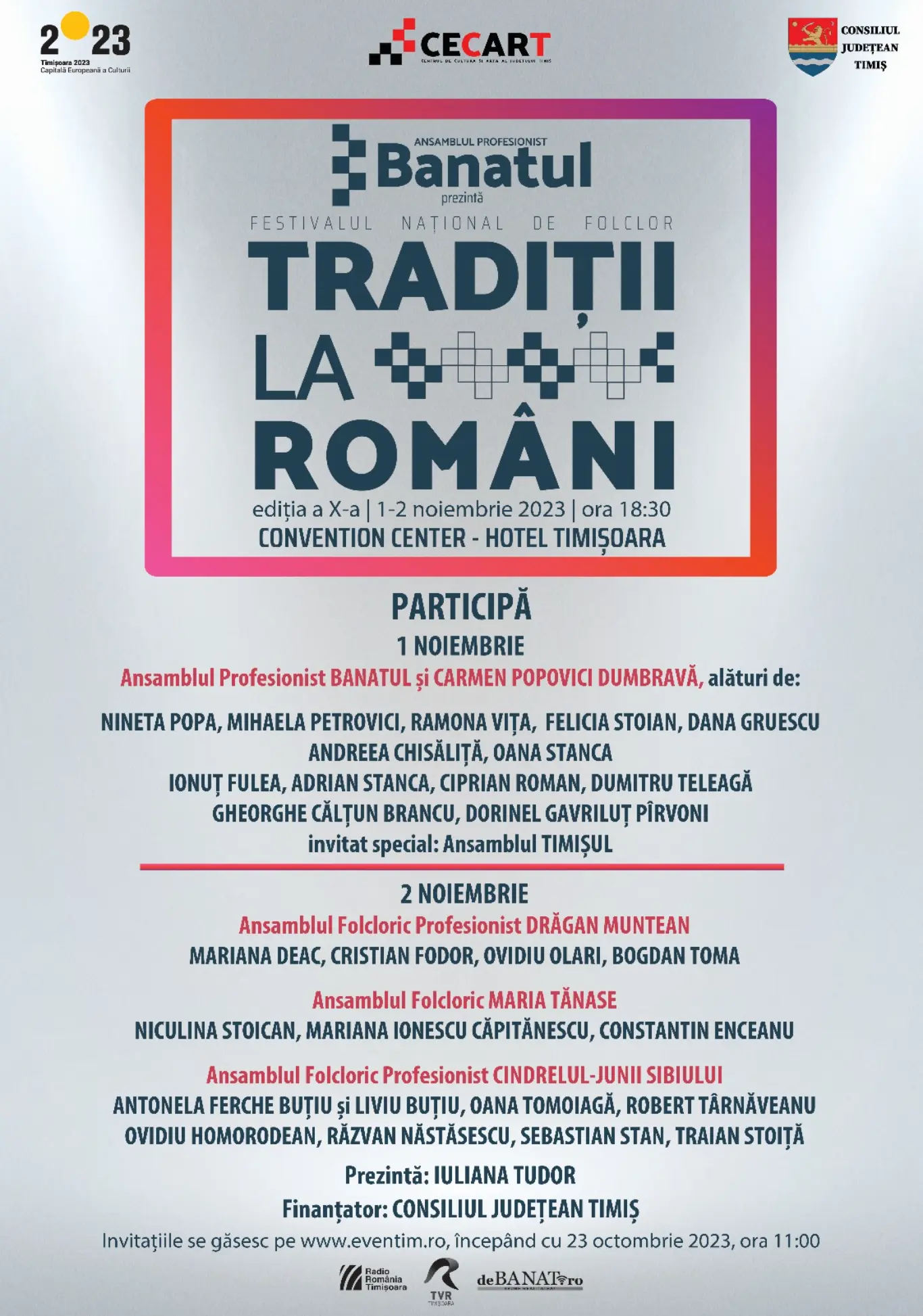 Festivalul Național de Folclor ”Tradiții la Români” ediția a X-a