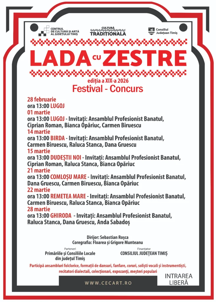 Se deschide ”Lada cu Zestre”, cel mai așteptat festival al primăverii, care promovează patrimoniul tradițional